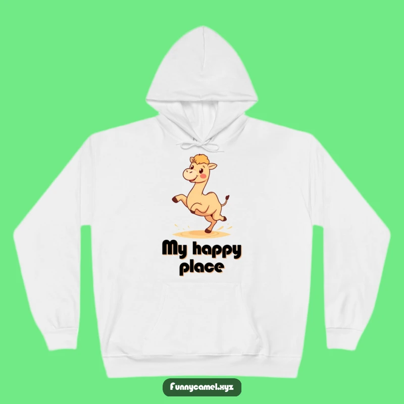 Funny Kawaii Camel Cozy Hoodie: Adorable Desert Comfort, Ideal Funny Gift