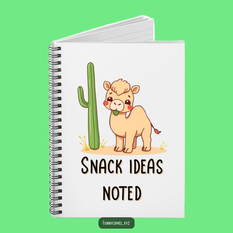 Funny Kawaii Camel Notebook: Playful Plant Notes, Perfect Funny Gift
